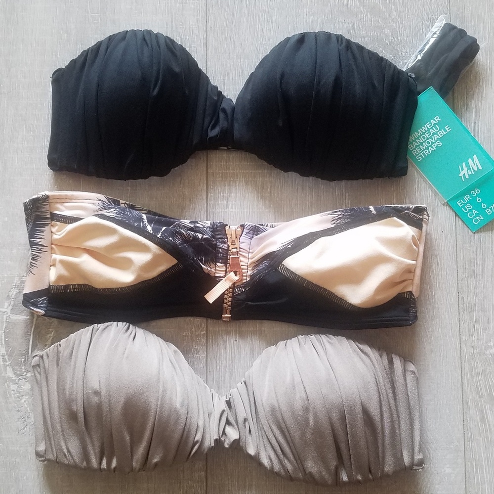 NWT H&M Bikini Top Lot